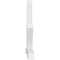 Ekena Millwork Alberta Architectural Grade PVC Gable Bracket, 96"W x 64"H x 6"D x 6"F, 16/12 Pitch GBP096X64X0606ALB00 - alternate 3